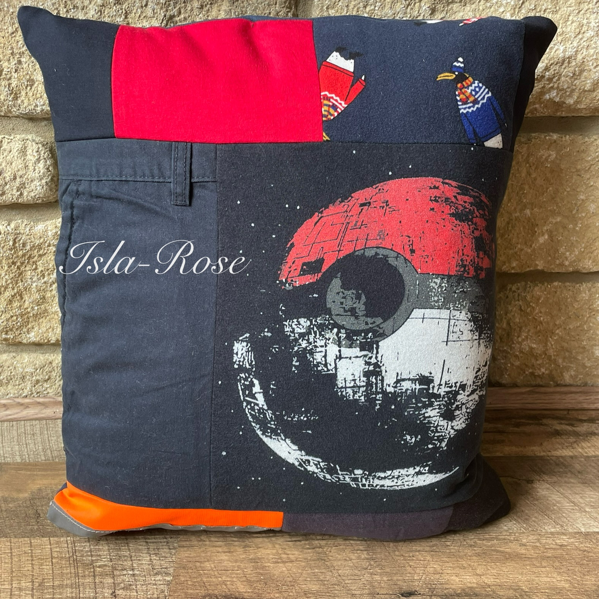 Patchwork keepsake or memory cushion - Image 4